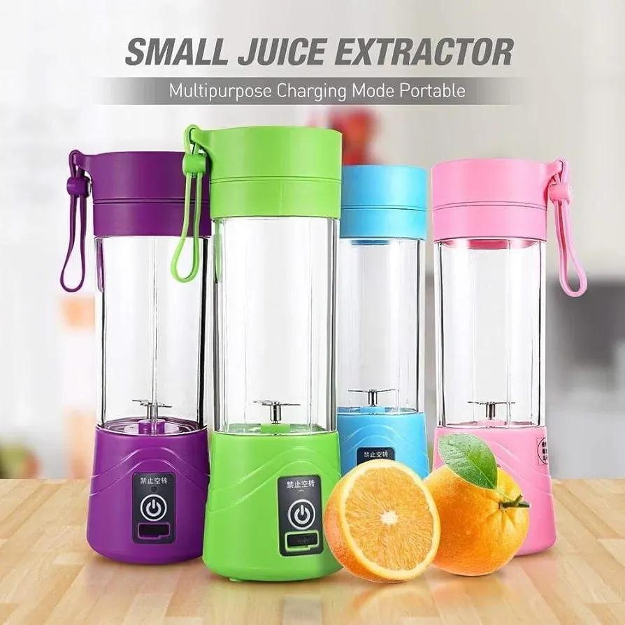 USB Rechargeable Juicer 6 Blades Electric Blender Portable Mixer