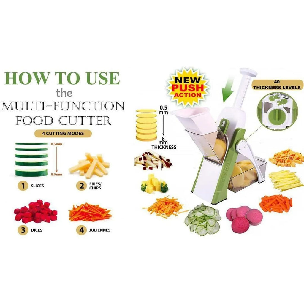 Imported Multi-Purpose Kitchen Vegetable Slicer - Multifunctional Mandoline chopper