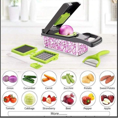 16-in-1 Vegetable Slicer Cutter Multi-Use Kitchen Tool.