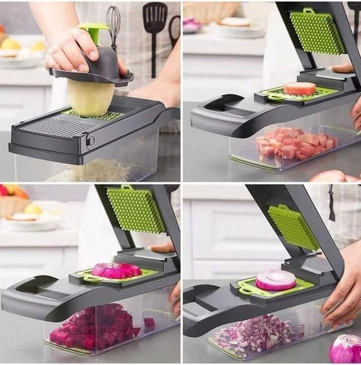 16-in-1 Vegetable Slicer Cutter Multi-Use Kitchen Tool.