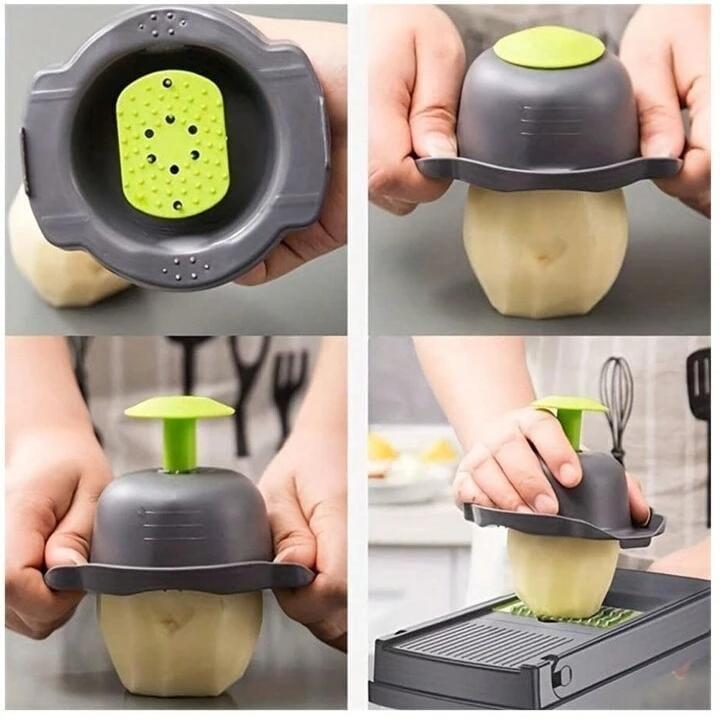 16-in-1 Vegetable Slicer Cutter Multi-Use Kitchen Tool.