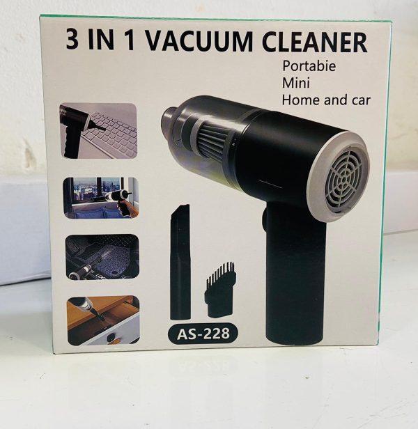 Imported 3-in 1 Portable Cordless Rechargeable Vacuum Cleaner & Blower Cleans Up Every Corner Of Your Home & Car