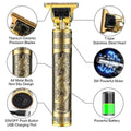 T9 Hair Cutting Machine Hair Clippers Rechargeable Beard Shaver for Men