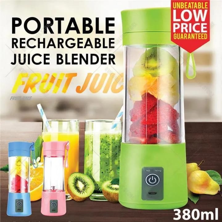 USB Rechargeable Juicer 6 Blades Electric Blender Portable Mixer