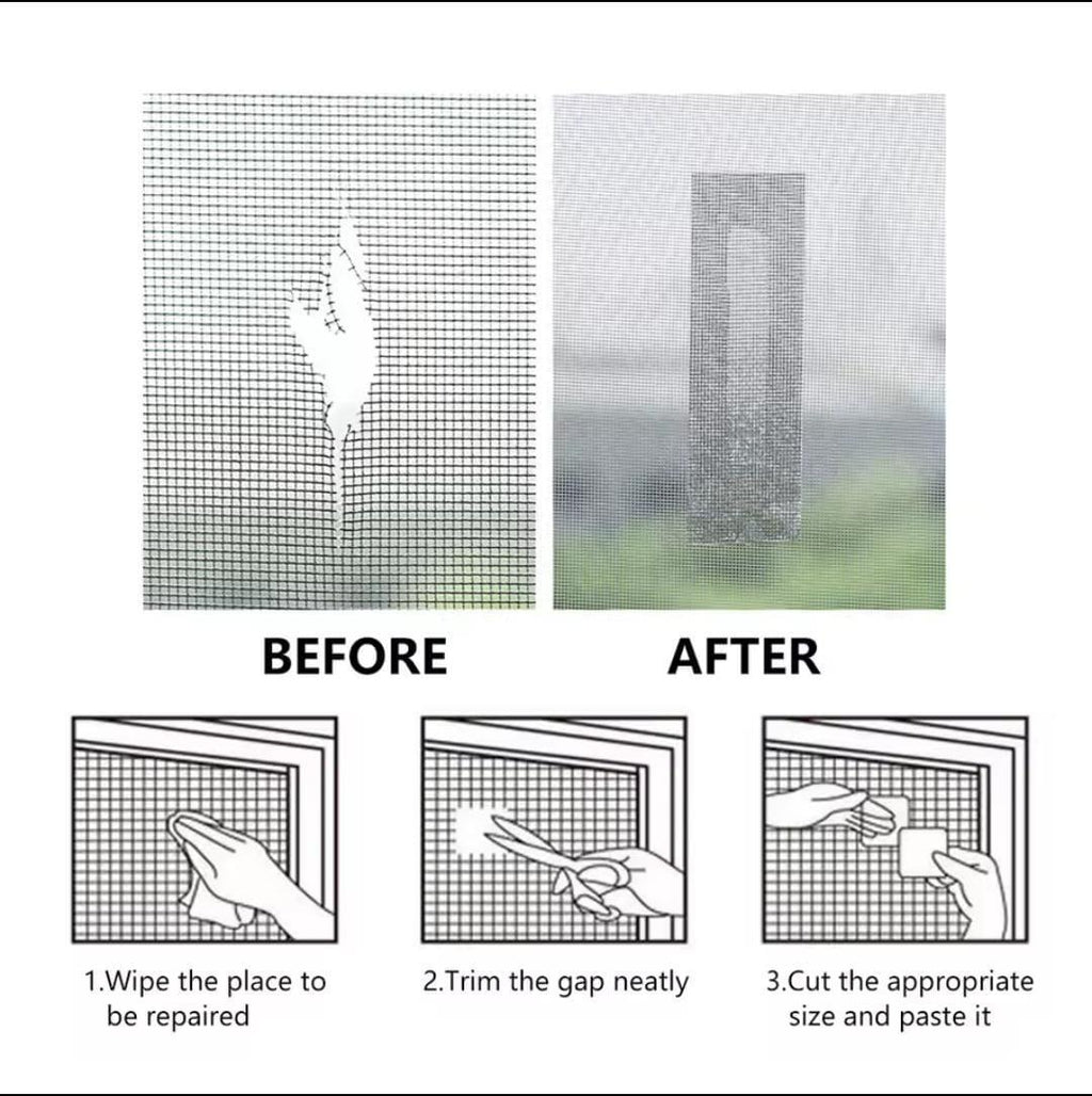 Buy 1 Get 1 Free Strong Self Adhesive Window Net Screen Repair Patch Tape For Covering Up Holes Tears Anti Insect Mosquito Mesh Just Rs 1199 Only
