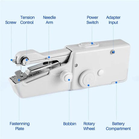 Mini Portable Rechargeable Stapler Style Handy Stitch Quick Sewing Machine Just Rs 1699 Only