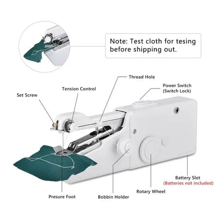 Mini Portable Rechargeable Stapler Style Handy Stitch Quick Sewing Machine Just Rs 1699 Only