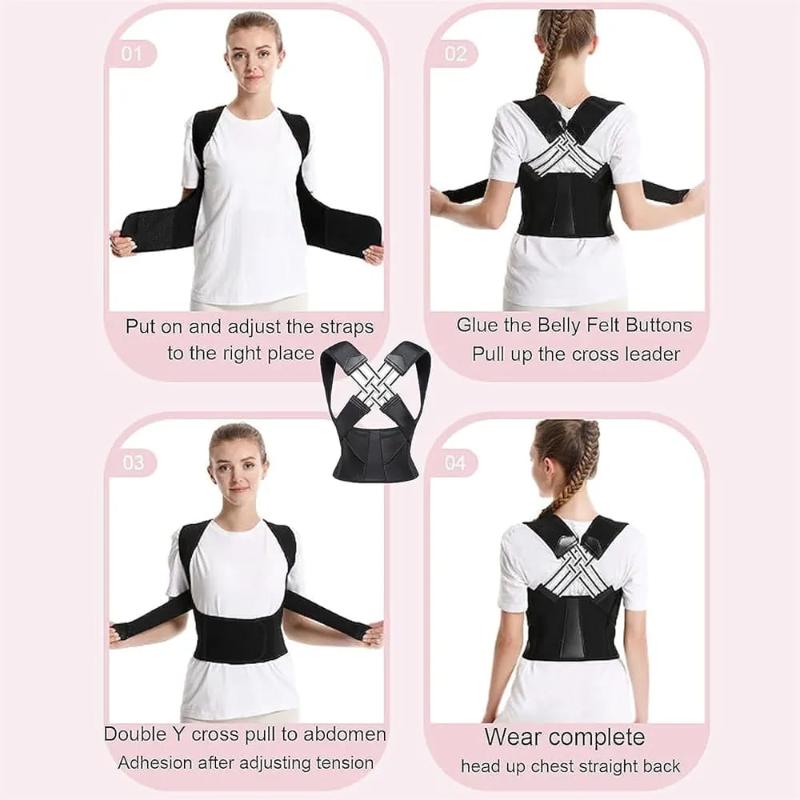 Unisex Elastic Adjustable Back Posture Corrector Belt Men & Women Only 1399 Rs